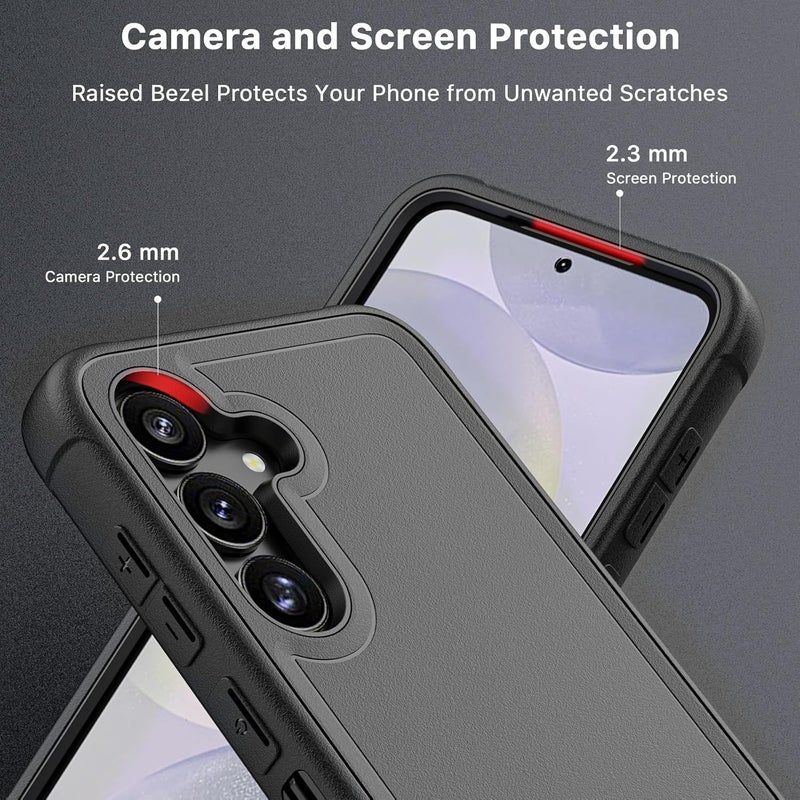 M MYBAT PRO Maverick Series for Samsung Galaxy S25 Plus Case with Belt Clip Holster, 6.7 inch, Heavy Duty Military Grade Drop Protective Case with 360° Rotating Stand (No Screen Protector) Black - Image 4